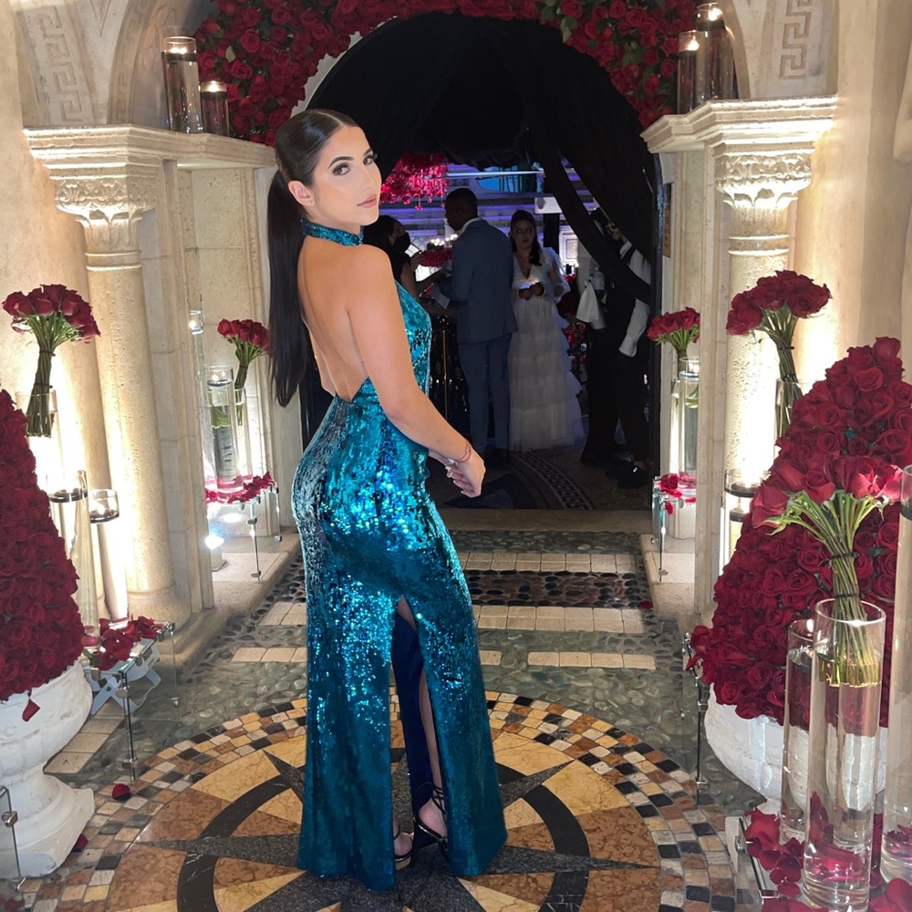 Galvan evening dress